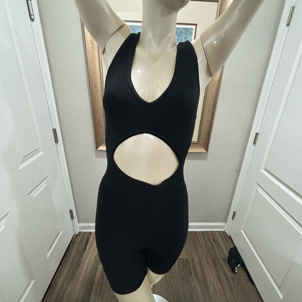 HERVE LEGER x FOREVER 21 | Shorts Jumpsuit in Black SZ S